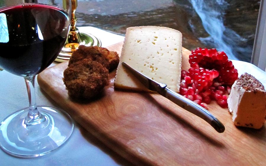 Cheese and wine